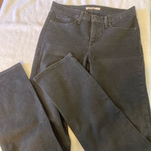 Levi’s 314 Shaping Straight 28/34 Black jeans - Picture 2 of 4